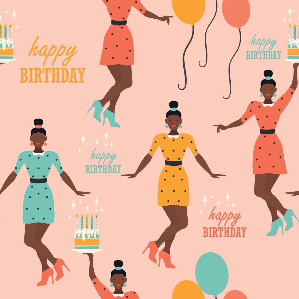 Vrouwen verjaardagskaart