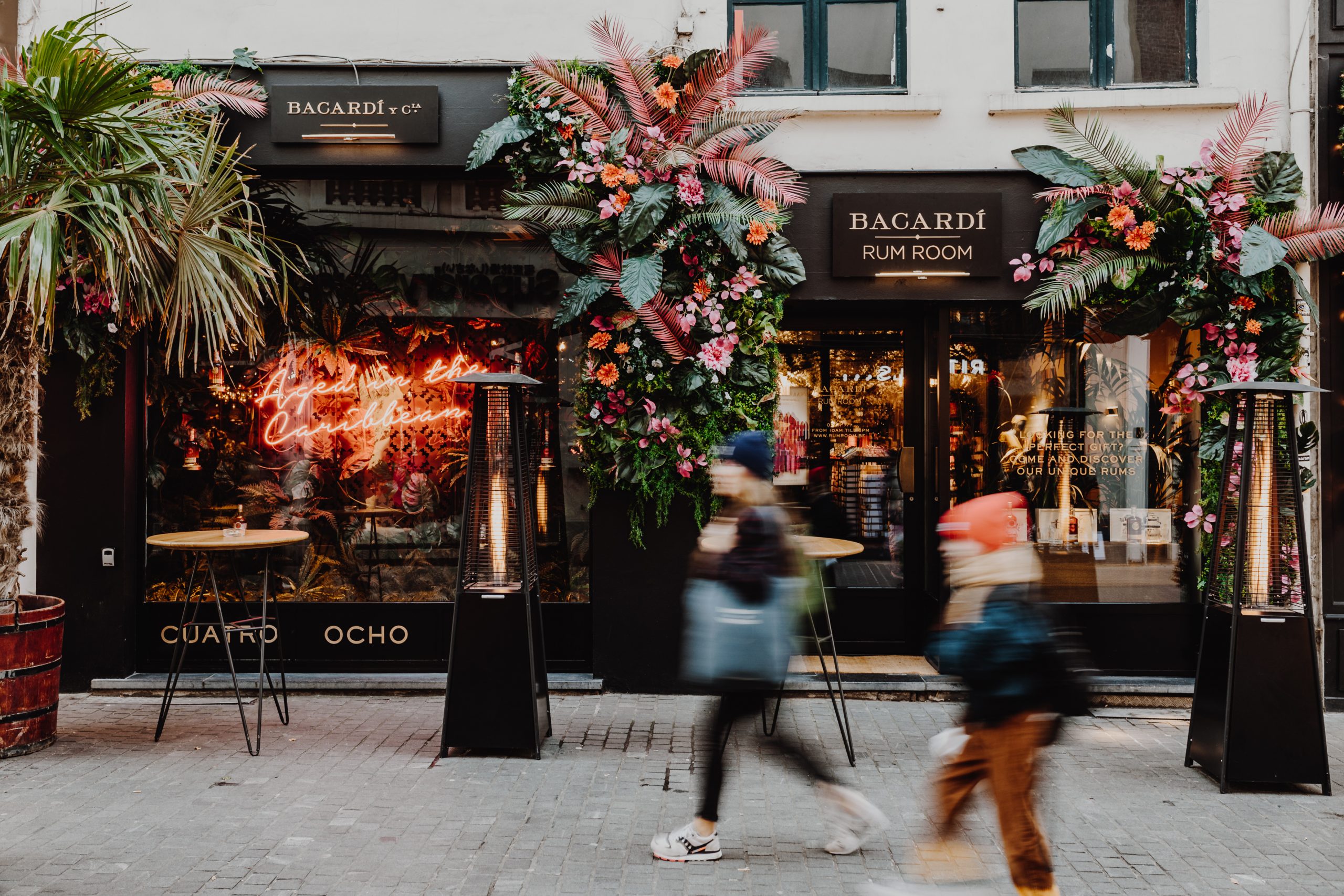 Floor van het Nederend Bacardi Rum Room Amsterdam