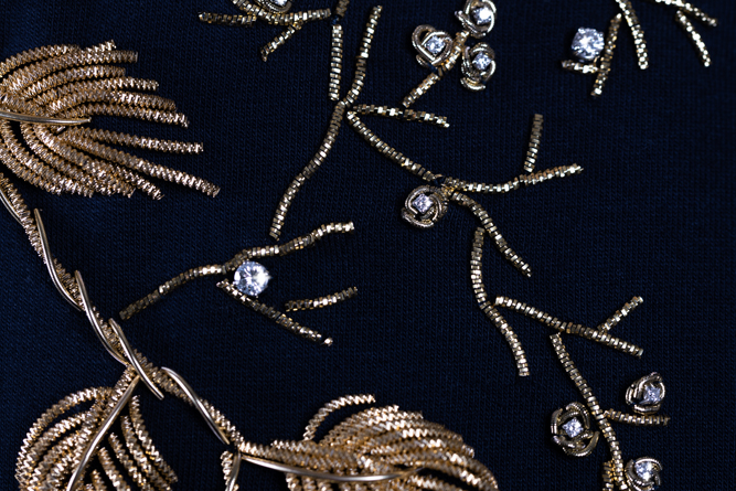 Diamond Flower sweater Haruco-vert 30.000 euro