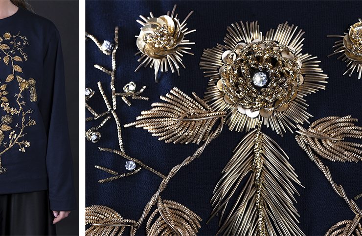 Diamond Flower sweater Haruco-vert 30.000 euro