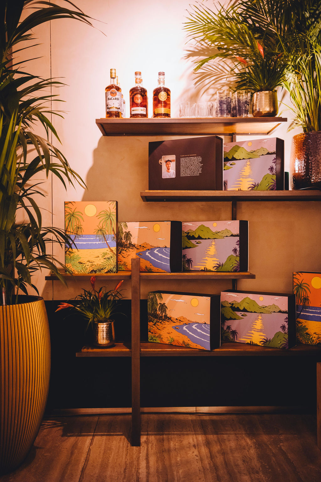 Floor van het Nederend Bacardi Rum Room Amsterdam