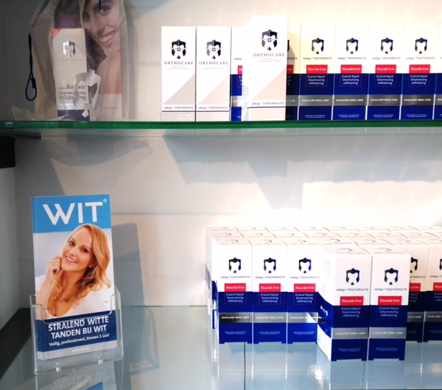 Wit producten tanden