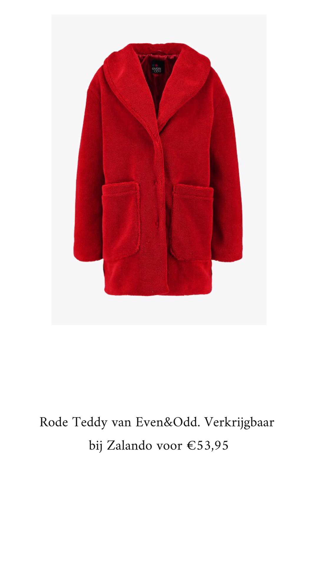 teddy coat vrouwenstyle