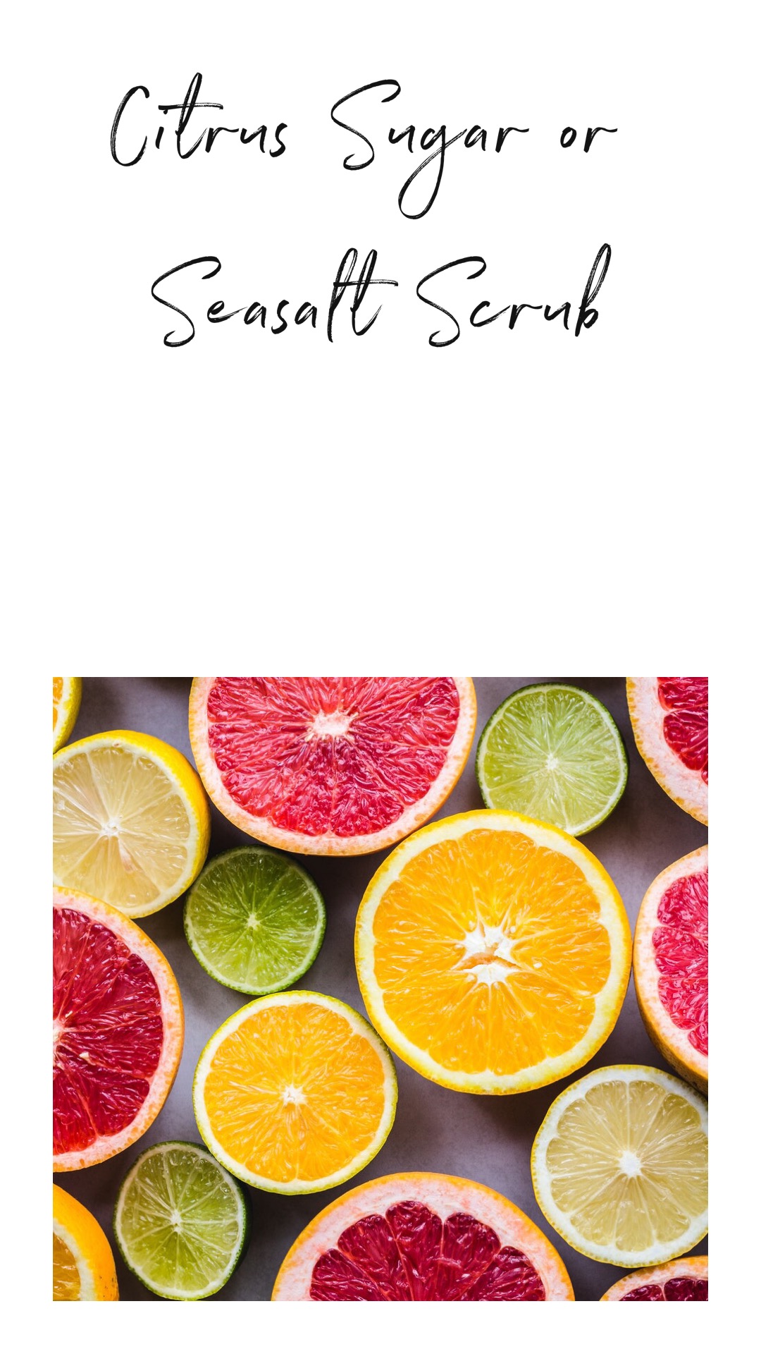 citrus scrub vrouwenstyle