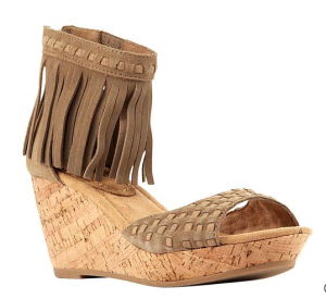Minnetonka leren sandalettes